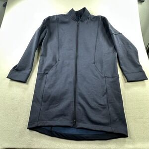 Lululemon Jacket Womens 8 Navy Take A Stroll Full Zip Esca Stretch Pockets